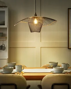 Lampa wisząca LUNGA Metal Czarny Wszystkie Lampy|Lampy Wiszące