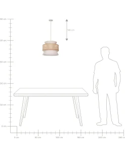 Clearance Lampa wisząca LUYANO Rattan Beżowy Wszystkie Lampy|Lampy Wiszące