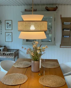 Clearance Lampa wisząca LUYANO Rattan Beżowy Wszystkie Lampy|Lampy Wiszące