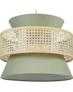 Best Lampa wisząca LUYANO Rattan Jasnozielony Wszystkie Lampy|Lampy Wiszące