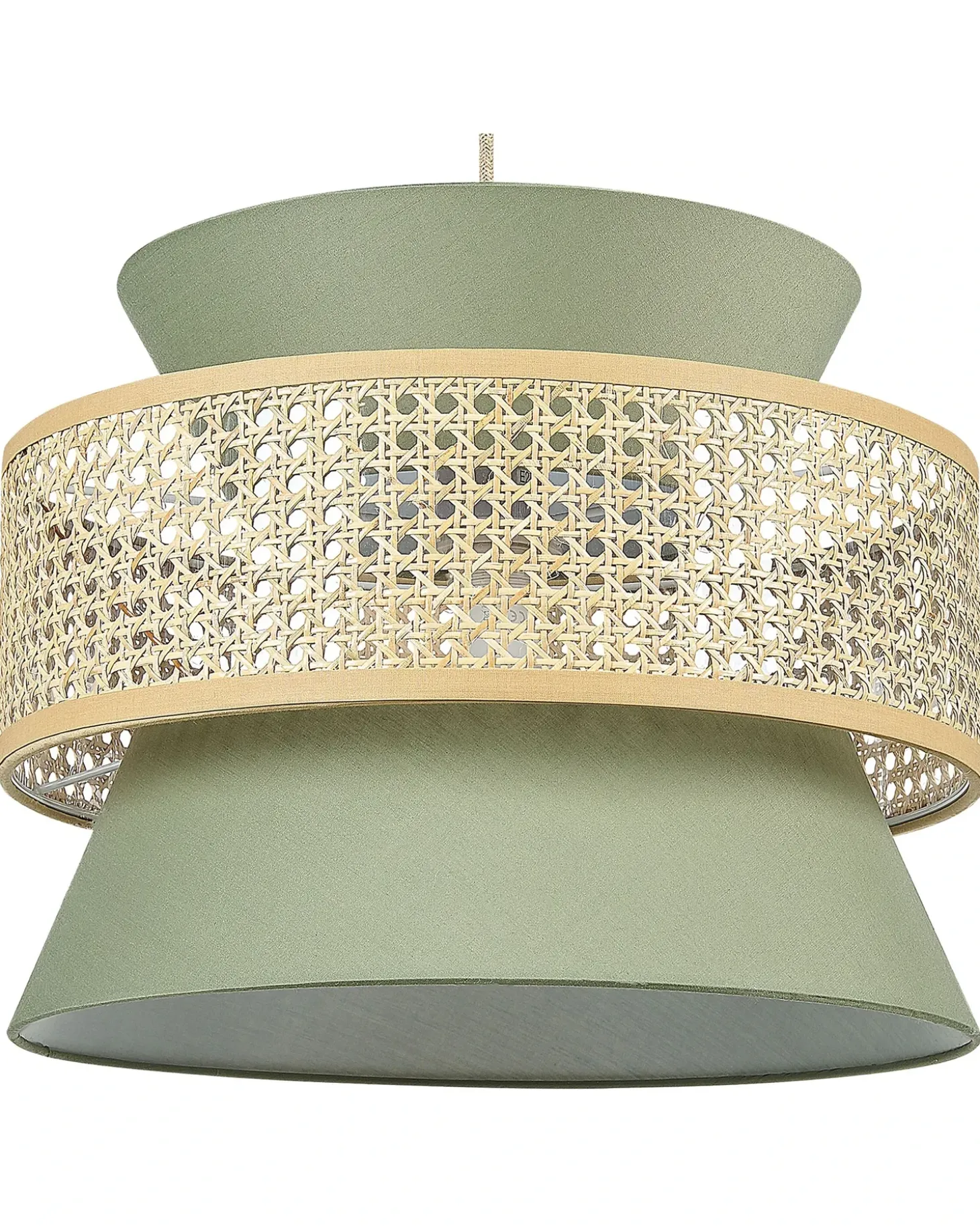 Best Lampa wisząca LUYANO Rattan Jasnozielony Wszystkie Lampy|Lampy Wiszące