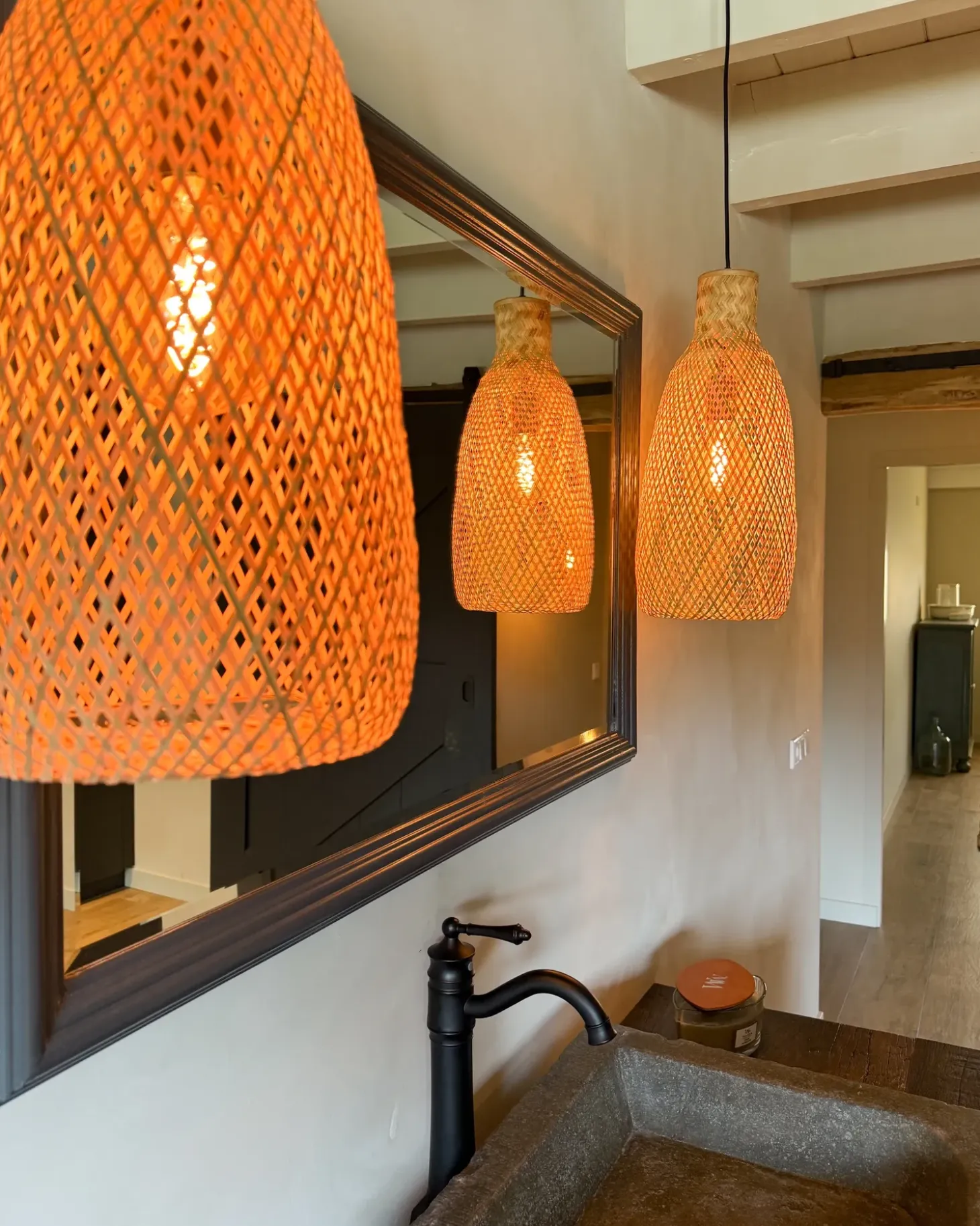 Clearance Lampa wisząca LWELA Bambus Naturalny Wszystkie Lampy|Lampy Wiszące