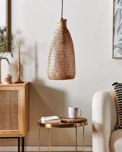 Clearance Lampa wisząca LWELA Bambus Naturalny Wszystkie Lampy|Lampy Wiszące