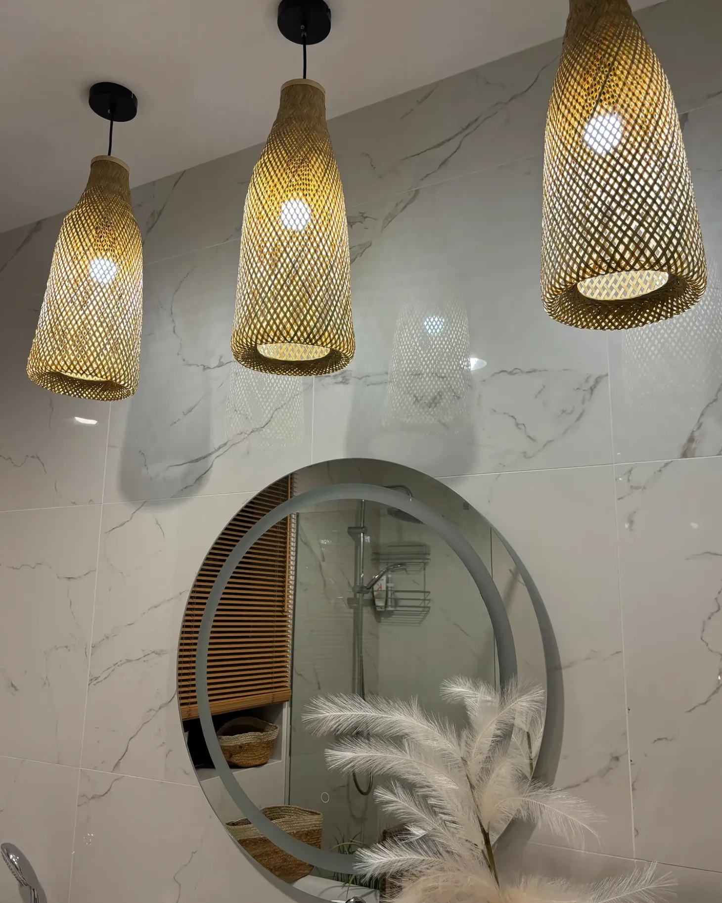 Clearance Lampa wisząca LWELA Bambus Naturalny Wszystkie Lampy|Lampy Wiszące