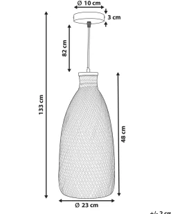 Clearance Lampa wisząca LWELA Bambus Naturalny Wszystkie Lampy|Lampy Wiszące