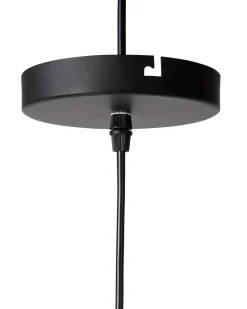 Sale Lampa wisząca MACKENZIE Metal Czarny Wszystkie Lampy|Lampy Wiszące