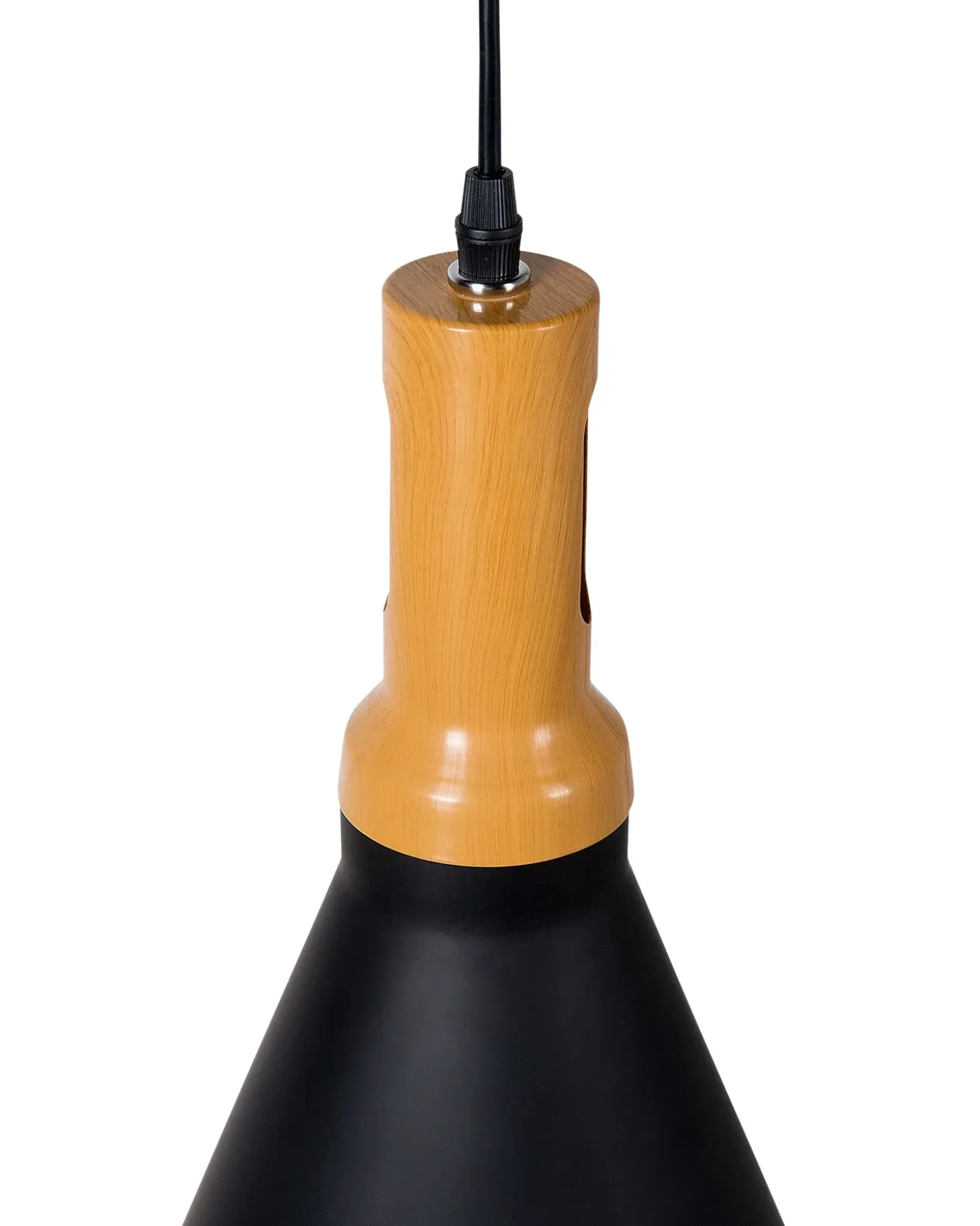 Sale Lampa wisząca MACKENZIE Metal Czarny Wszystkie Lampy|Lampy Wiszące