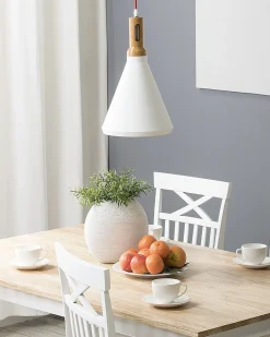 Online Lampa wisząca MACKENZIE Metal Biały Wszystkie Lampy|Lampy Wiszące