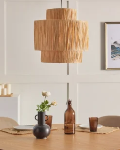 Best Lampa wisząca MAGECH Plecionka Naturalny Wszystkie Lampy|Lampy Wiszące