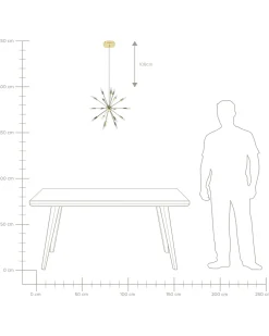 Clearance Lampa wisząca MAGUSE Metal Wszystkie Lampy|Lampy Wiszące
