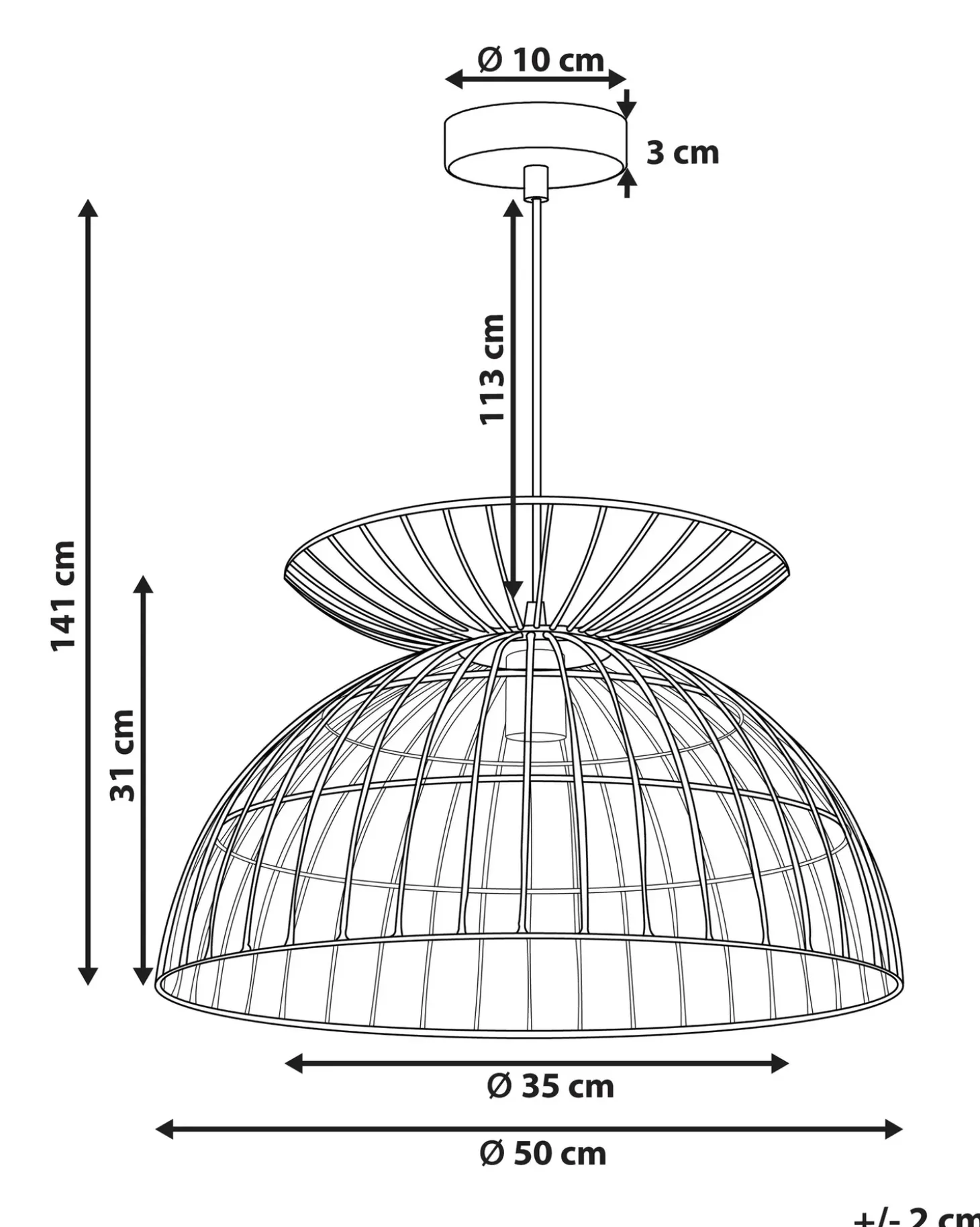 Lampa wisząca MAHANADI Metal Wszystkie Lampy|Lampy Wiszące
