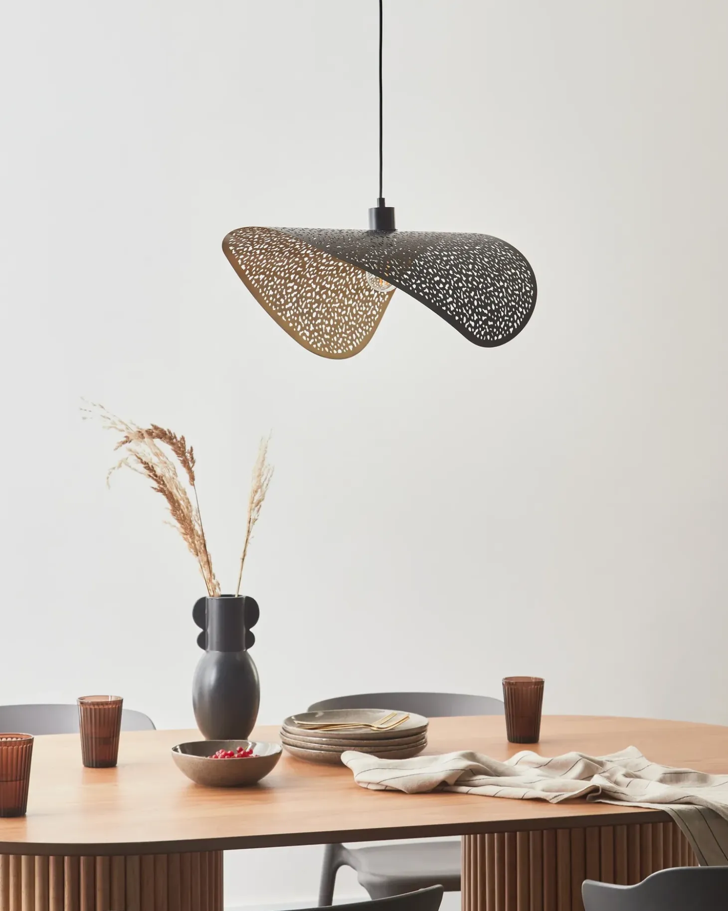 Hot Lampa wisząca MAHI Metal Czarny Wszystkie Lampy|Lampy Wiszące