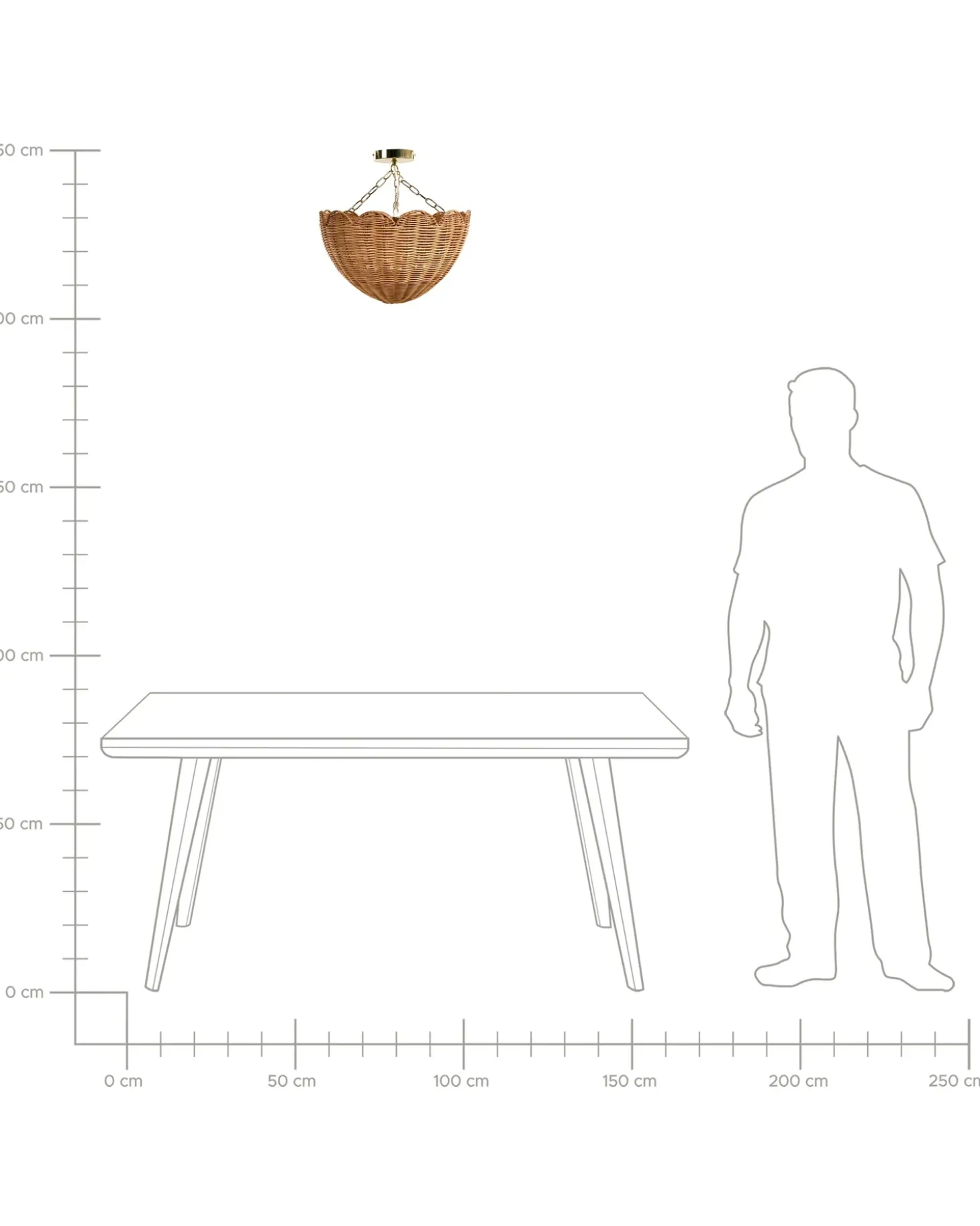 New Lampa wisząca MANDEKAL Rattan Naturalny Wszystkie Lampy|Lampy Wiszące