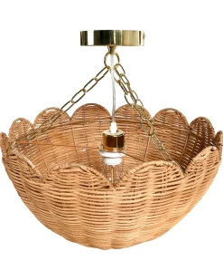 New Lampa wisząca MANDEKAL Rattan Naturalny Wszystkie Lampy|Lampy Wiszące