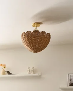 New Lampa wisząca MANDEKAL Rattan Naturalny Wszystkie Lampy|Lampy Wiszące