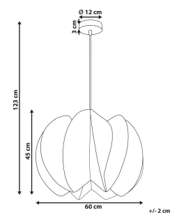 Discount Lampa wisząca MANINGA Papierowa plecionka Jasnobrązowy Wszystkie Lampy|Lampy Wiszące
