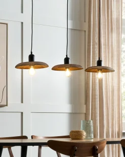 Sale Lampa wisząca MANJEERA Drewno mango Ciemno Wszystkie Lampy|Lampy Wiszące