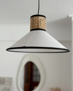 Sale Lampa wisząca MANTUA Rattan Biały Wszystkie Lampy|Lampy Wiszące
