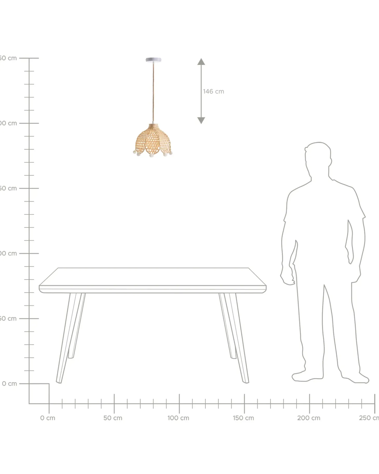 Lampa wisząca MANYAME Rattan Wszystkie Lampy|Lampy Wiszące