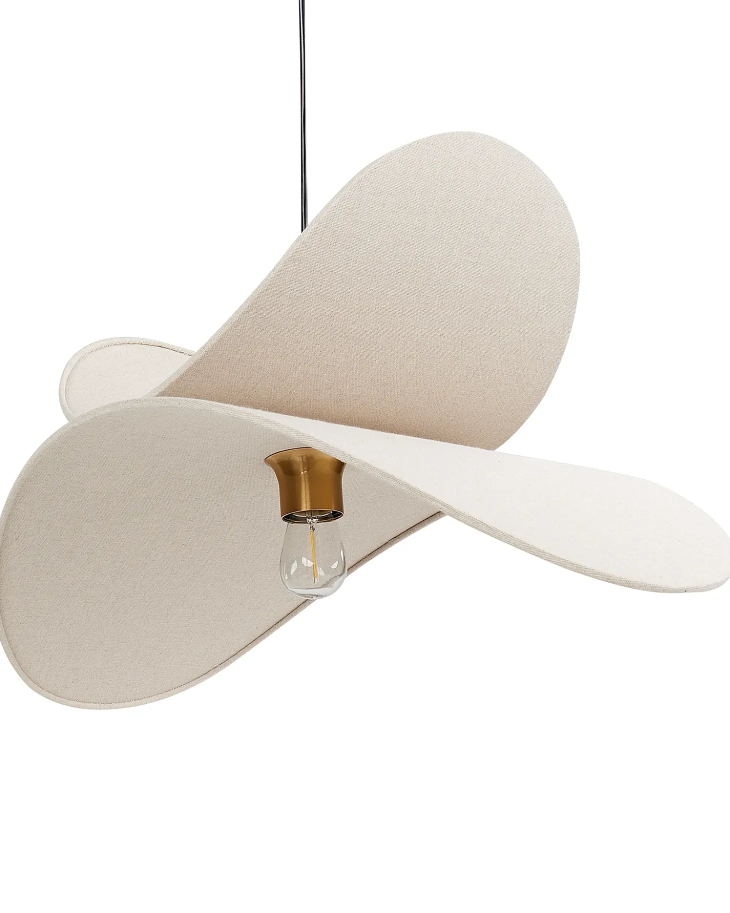 Sale Lampa wisząca MASCOTA Len Beżowy Wszystkie Lampy|Lampy Wiszące