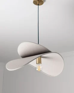 Lampa wisząca MASCOTA Len Jasnoszary Wszystkie Lampy|Lampy Wiszące