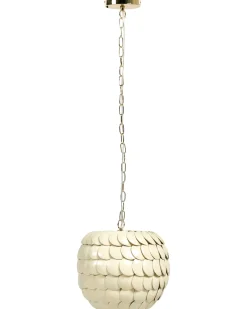 Outlet Lampa wisząca MASKELIYA Skorupa kokosa Beżowy Wszystkie Lampy|Lampy Wiszące