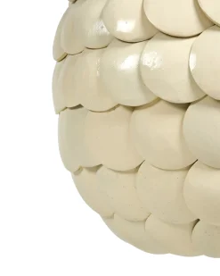 Outlet Lampa wisząca MASKELIYA Skorupa kokosa Beżowy Wszystkie Lampy|Lampy Wiszące