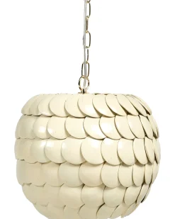 Outlet Lampa wisząca MASKELIYA Skorupa kokosa Beżowy Wszystkie Lampy|Lampy Wiszące
