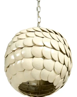 Outlet Lampa wisząca MASKELIYA Skorupa kokosa Beżowy Wszystkie Lampy|Lampy Wiszące