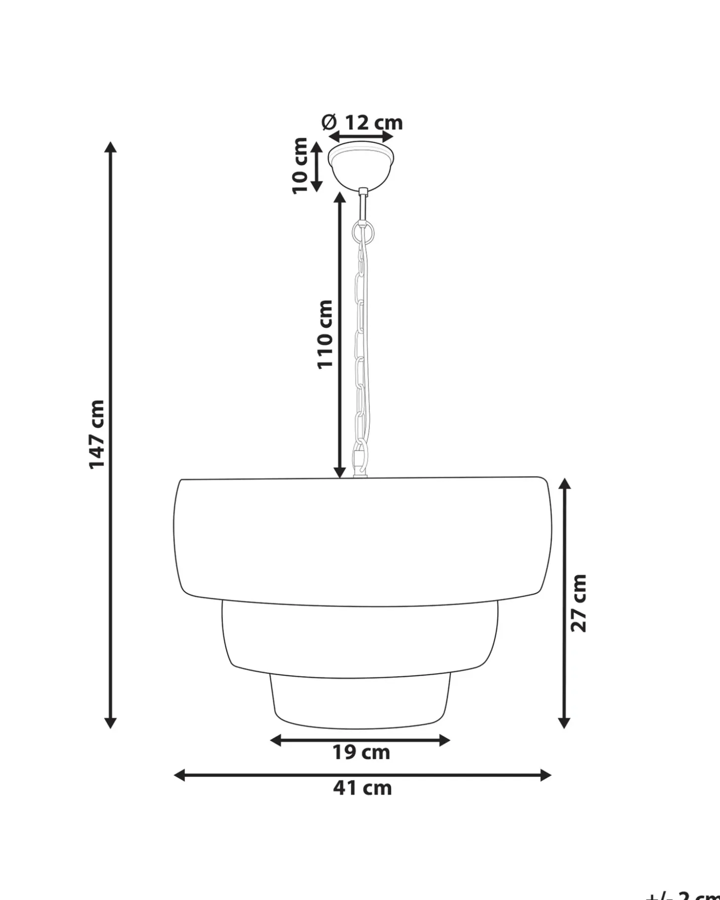 Lampa wisząca MBANGO Metal Wszystkie Lampy|Lampy Wiszące