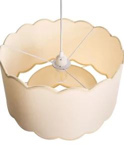 Clearance Lampa wisząca MECUMBURA Metal Biały/ beżowy Wszystkie Lampy|Lampy Wiszące