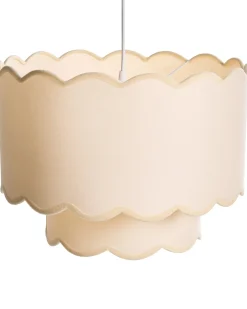 Clearance Lampa wisząca MECUMBURA Metal Biały/ beżowy Wszystkie Lampy|Lampy Wiszące