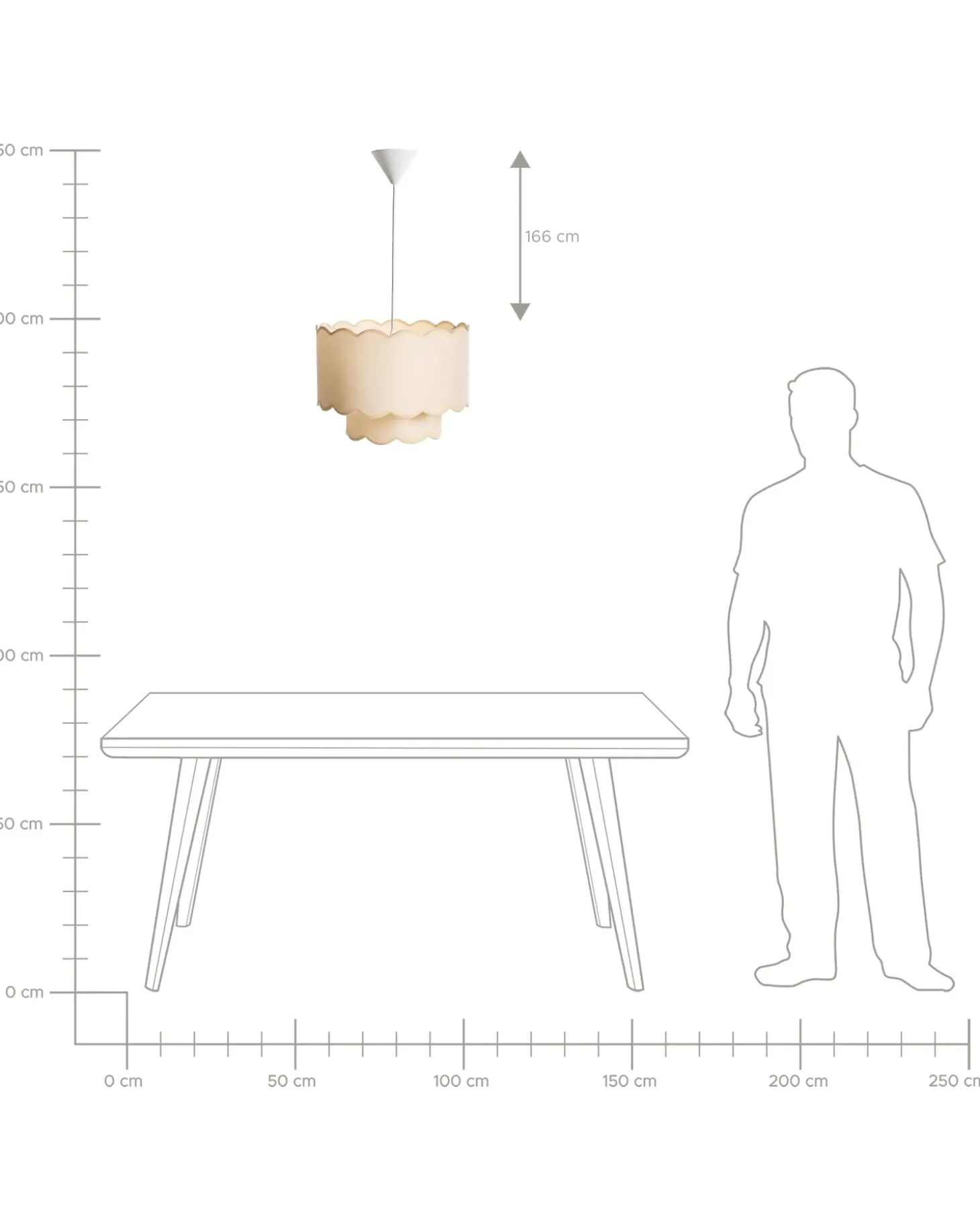 Clearance Lampa wisząca MECUMBURA Metal Biały/ beżowy Wszystkie Lampy|Lampy Wiszące