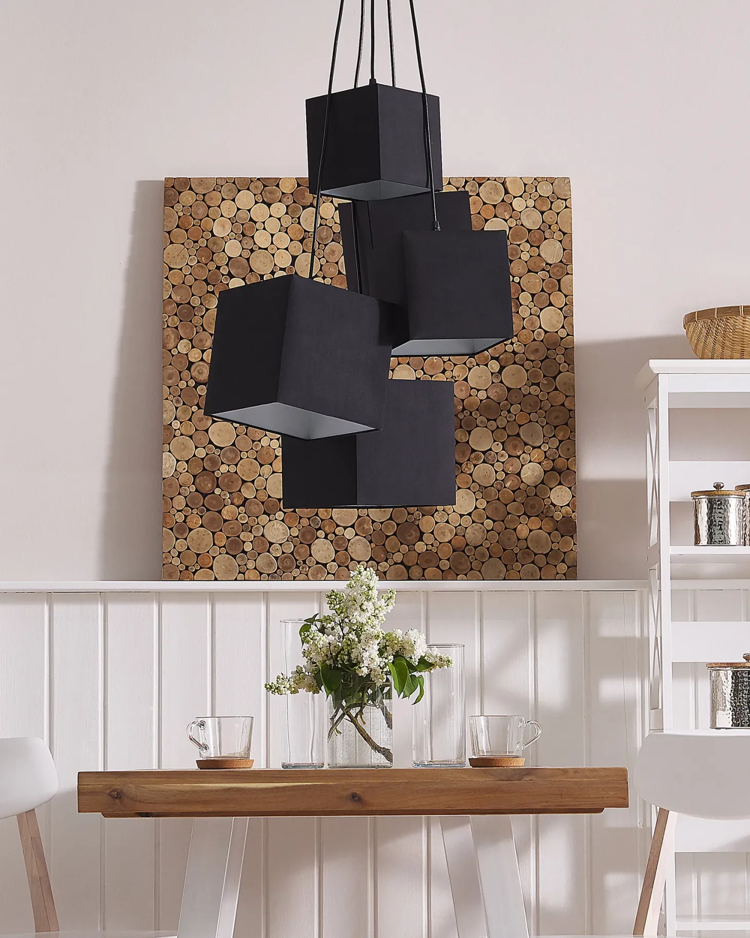 Lampa wisząca MESTA Czarny
