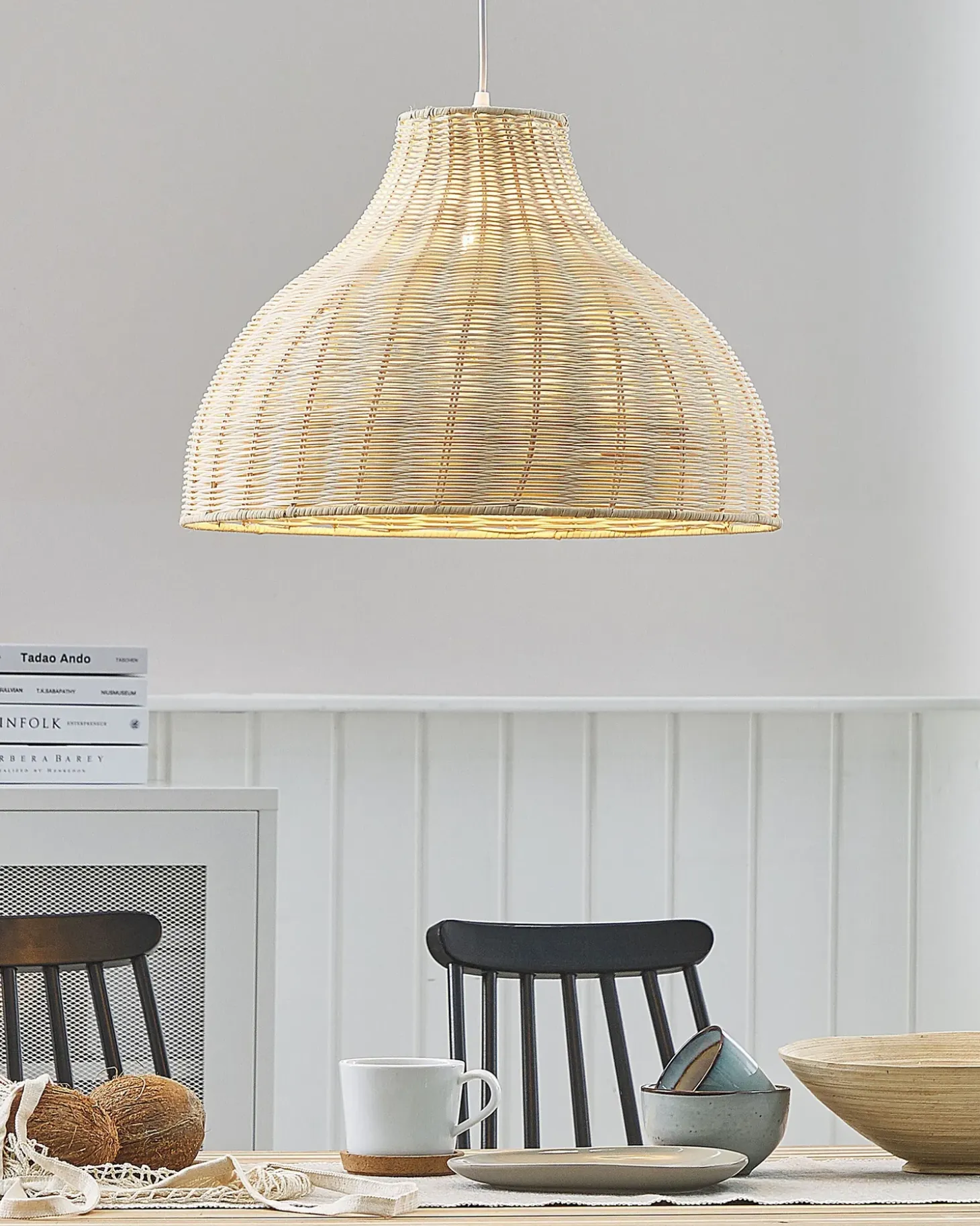 Best Lampa wisząca MILLIAN Rattan Jasnobrązowy Wszystkie Lampy|Lampy Wiszące