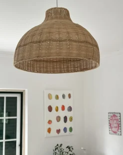 Best Lampa wisząca MILLIAN Rattan Jasnobrązowy Wszystkie Lampy|Lampy Wiszące