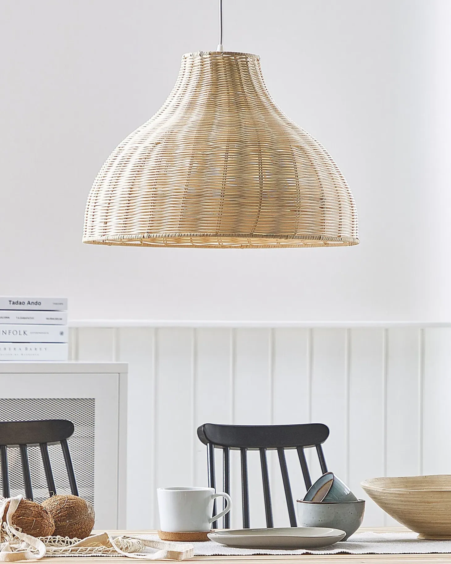 Best Lampa wisząca MILLIAN Rattan Jasnobrązowy Wszystkie Lampy|Lampy Wiszące