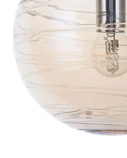 Online Lampa wisząca MIRNA Szkło Złoty Wszystkie Lampy|Lampy Wiszące