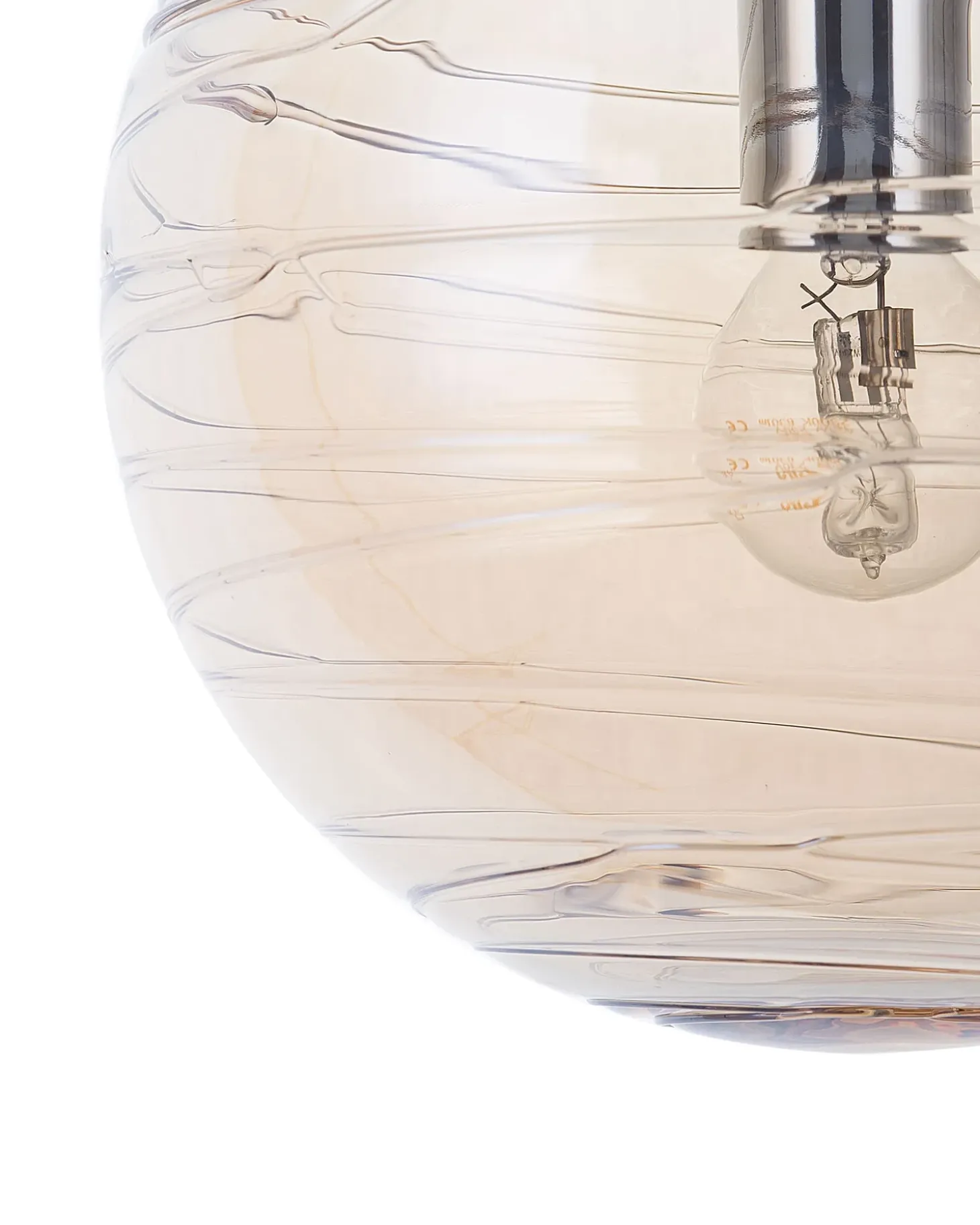 Online Lampa wisząca MIRNA Szkło Złoty Wszystkie Lampy|Lampy Wiszące