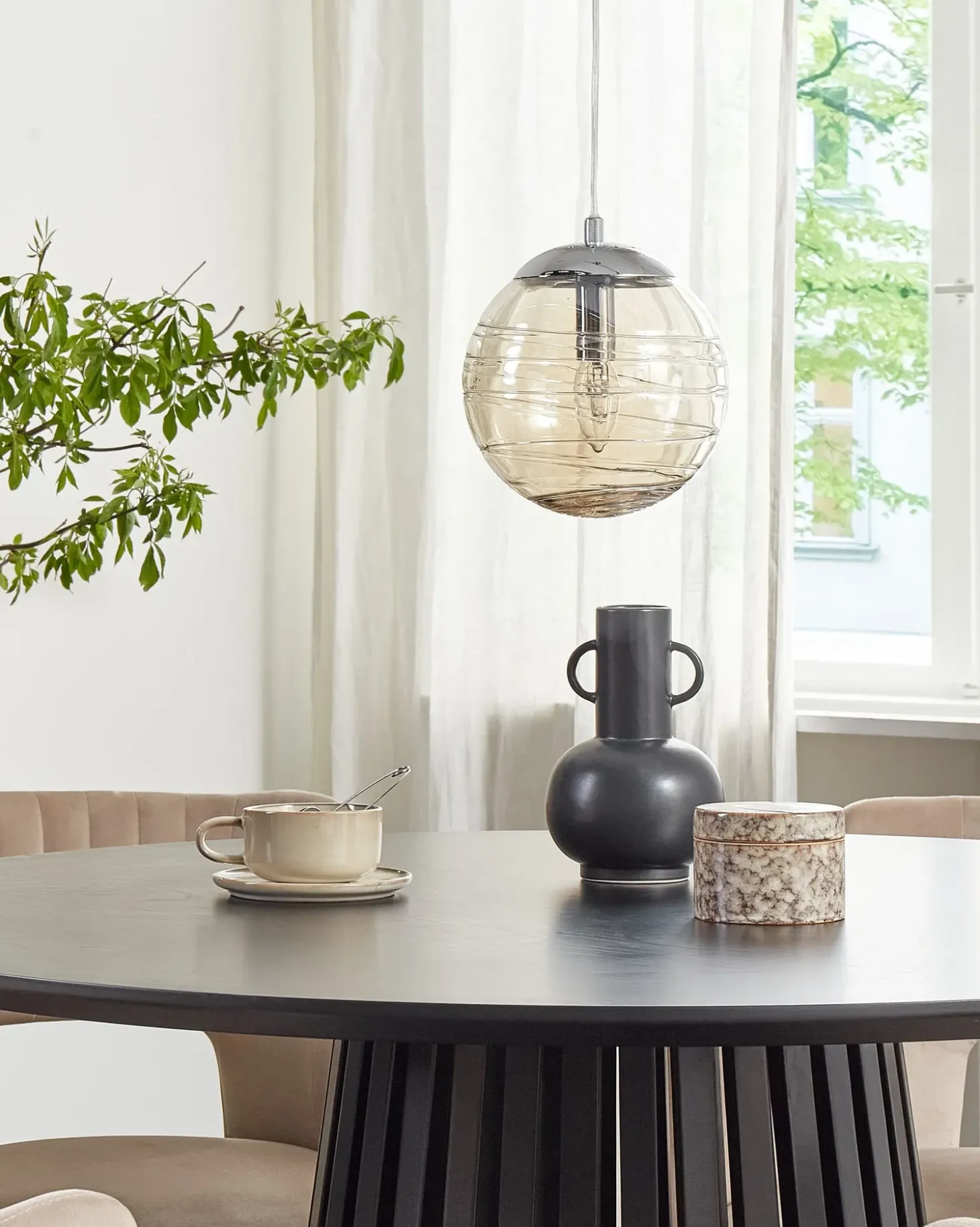 Online Lampa wisząca MIRNA Szkło Złoty Wszystkie Lampy|Lampy Wiszące