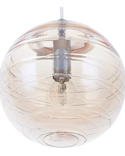 Online Lampa wisząca MIRNA Szkło Złoty Wszystkie Lampy|Lampy Wiszące