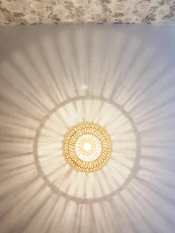 Clearance Lampa wisząca MOLOPO Papierowa plecionka Piaskowy Wszystkie Lampy|Lampy Wiszące