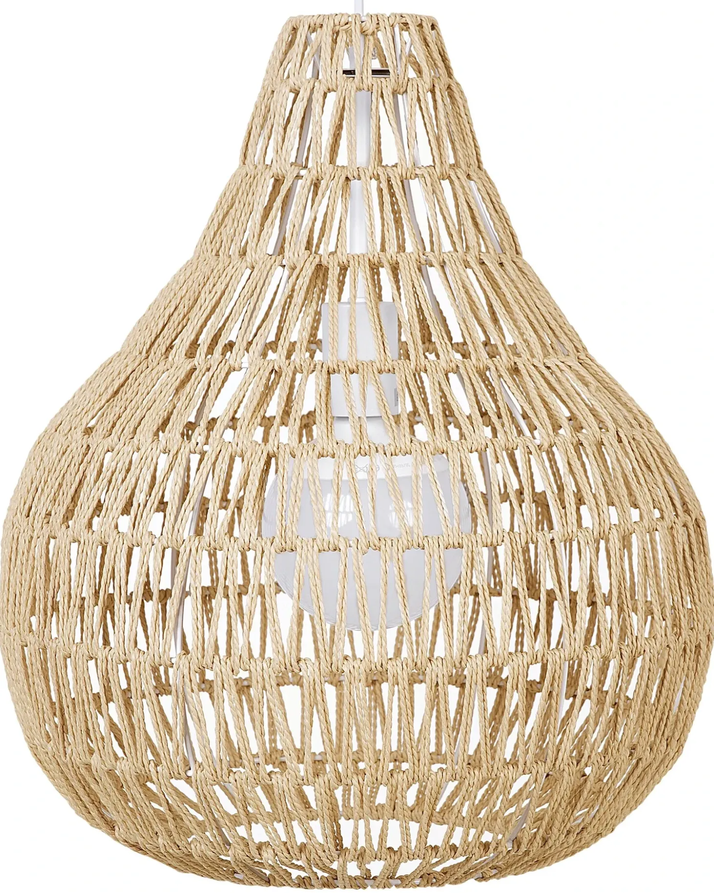 Clearance Lampa wisząca MOLOPO Papierowa plecionka Piaskowy Wszystkie Lampy|Lampy Wiszące