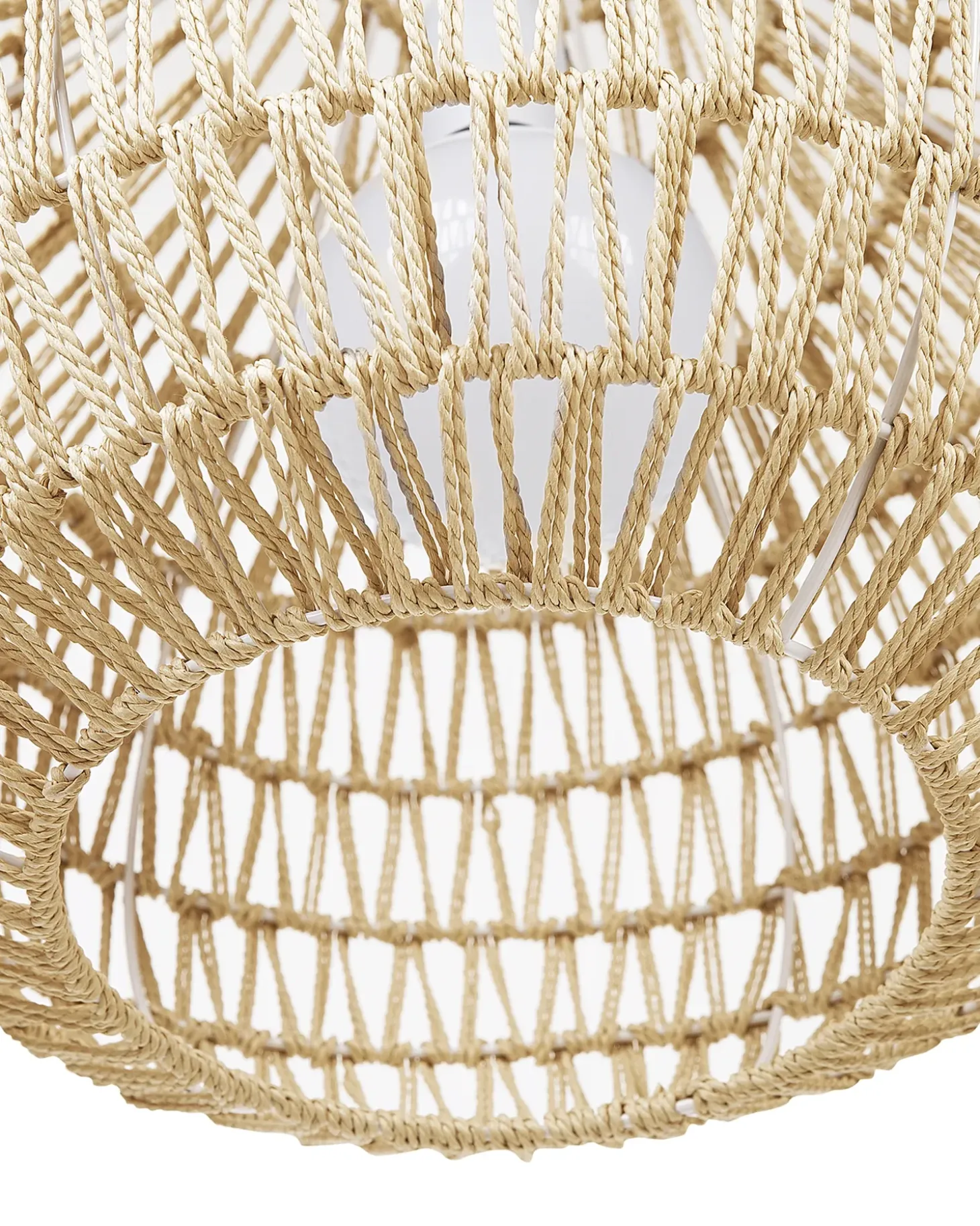 Clearance Lampa wisząca MOLOPO Papierowa plecionka Piaskowy Wszystkie Lampy|Lampy Wiszące
