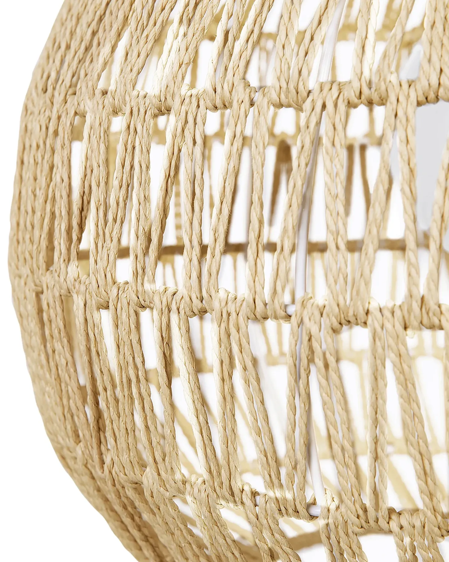 Clearance Lampa wisząca MOLOPO Papierowa plecionka Piaskowy Wszystkie Lampy|Lampy Wiszące