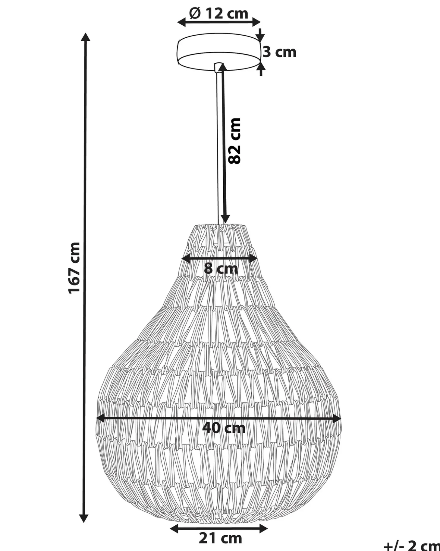 Clearance Lampa wisząca MOLOPO Papierowa plecionka Piaskowy Wszystkie Lampy|Lampy Wiszące