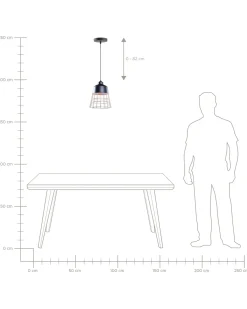 Best Lampa wisząca MONTE Metal Czarny Wszystkie Lampy|Lampy Wiszące