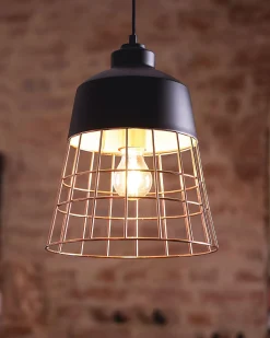 Best Lampa wisząca MONTE Metal Czarny Wszystkie Lampy|Lampy Wiszące