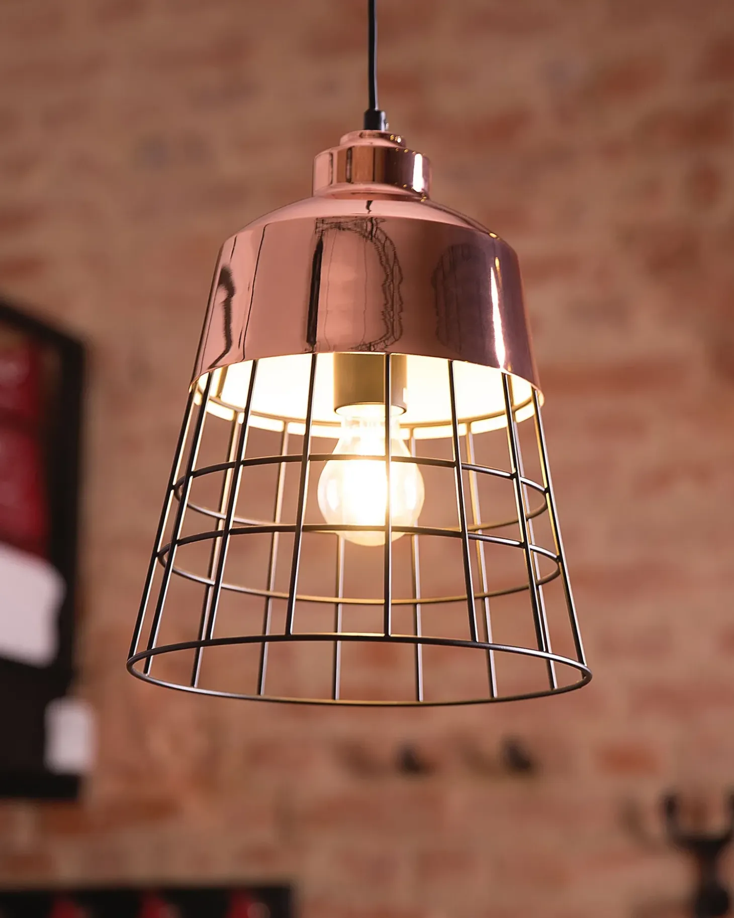 Discount Lampa wisząca MONTE Metal Miedziany Wszystkie Lampy|Lampy Wiszące