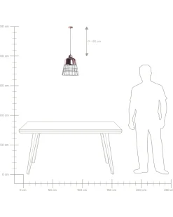 Discount Lampa wisząca MONTE Metal Miedziany Wszystkie Lampy|Lampy Wiszące